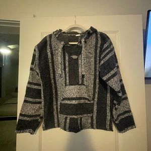 Gray “Drug Rug” Hoodie- size M